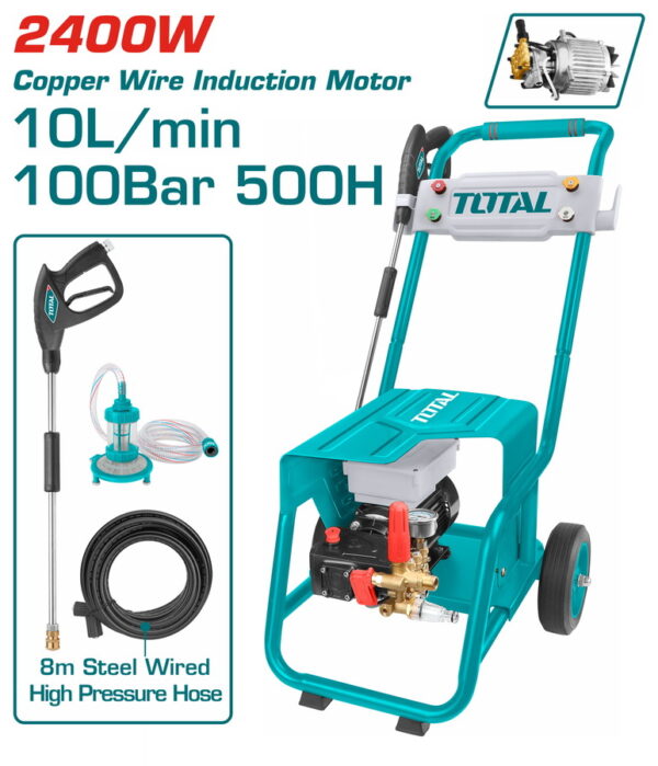 TOTAL ΕΠΑΓΓ. ΠΛΥΣΤΙΚΟ ΝΕΡΟΥ 2.400W / 100 Bar / Induction Motor (TGT11176)