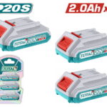 TOTAL ΕΠΑΓΓ. ΣΕΤ 3τεμ ΜΠΑΤ. TFBLI2001 Li-ion 20V / 2Ah (TOSLI240311E)