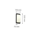 it-Lighting Wilson 2xG9 Outdoor Up-Down Wall Lamp Anthracite D:23cmx11cm (80202844) - Image 3
