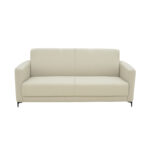 Καναπές τριθέσιος Sidica pakoworld PU σε μπεζ απόχρωση 185x82x81εκ - Image 2