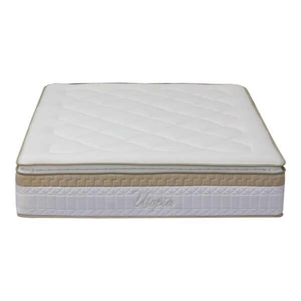 Στρώμα Utopia pakoworld pocket spring με aloe vera και ανώστρωμα 30-32cm 150x200εκ - Image 2