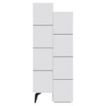 Στήλη Romane pakoworld λευκό 62.2x37.4x155.4εκ - Image 3