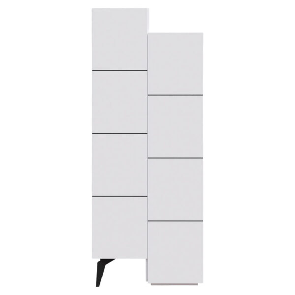 Στήλη Romane pakoworld λευκό 62.2x37.4x155.4εκ - Image 3