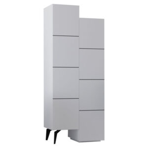 Στήλη Romane pakoworld λευκό 62.2x37.4x155.4εκ