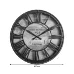 Ρολόι τοίχου Robin pakoworld αντικέ μπρονζέ pp Φ21x5εκ - Image 3