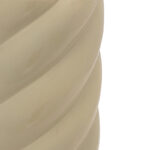 Βάζο Dermel pakoworld κεραμικό σε μπεζ απόχρωση Φ12x25εκ - Image 2