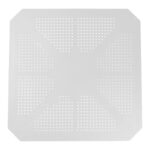Τραπέζι Icon  pakoworld PP σε λευκή απόχρωση 80x80x74.5εκ - Image 3