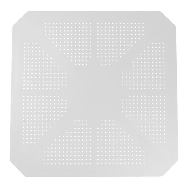 Τραπέζι Icon  pakoworld PP σε λευκή απόχρωση 80x80x74.5εκ - Image 3