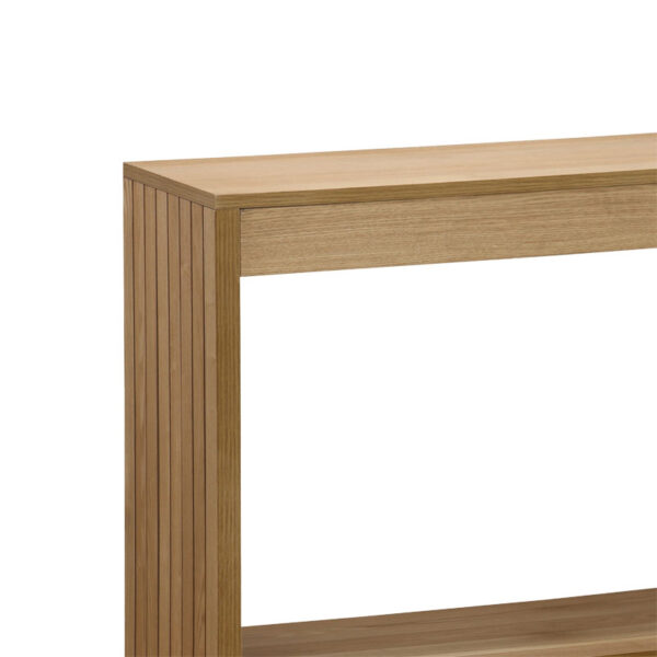 Κονσόλα Focused pakoworld MDF φυσικό 120x35x74εκ - Image 2
