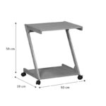 Βοηθητικό τραπέζι Fit pakoworld MDF φυσικό 50x39x59εκ - Image 4