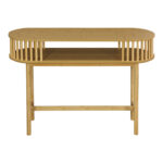 Κονσόλα Nodial pakoworld MDF/Bamboo σε φυσική απόχρωση 120x39x85εκ - Image 4