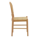 Καρέκλα Alessia pakoworld ξύλο οξιάς-rattan φυσικό 43x44x89εκ - Image 3