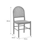 Καρέκλα Alessia pakoworld ξύλο οξιάς-rattan φυσικό 43x44x89εκ - Image 8