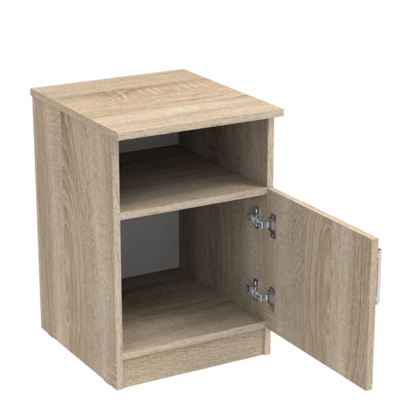 Κομοδίνο Galdi pakoworld σε sonoma απόχρωση 40x45x60εκ - Image 3
