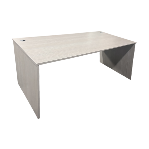 Γραφείο εργασίας Armadi pakoworld σε sonoma-λευκή απόχρωση 160x80x75εκ