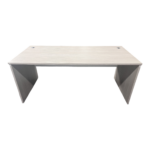 Γραφείο εργασίας Armadi pakoworld σε sonoma-λευκή απόχρωση 180x80x75εκ - Image 6
