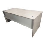 Γραφείο εργασίας Armadi pakoworld σε sonoma-λευκή απόχρωση 180x80x75εκ - Image 3