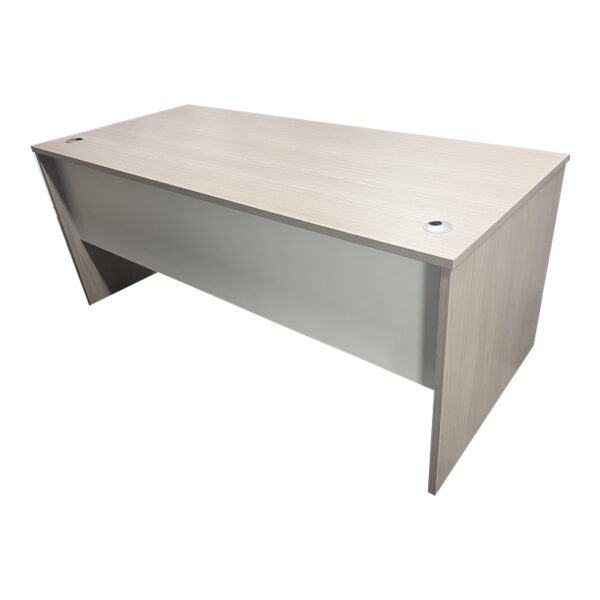 Γραφείο εργασίας Armadi pakoworld σε sonoma-λευκή απόχρωση 180x80x75εκ - Image 3