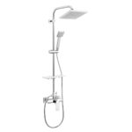 Μπαταρία σταθερού ντους ALGEO SQUARE NP74-BAQ7U FERRO