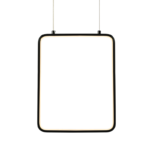 ^ΚΡΕΜΑΣΤΟ Φ/Σ LED 15W 3000K 1390LM ΜΑΥΡΟ ΜΕΤΑΛΛΙΚΟ 26X14XH142CM SYMETRIA