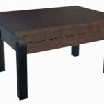 Τραπέζι κουζίνας ξύλινο Sezam  Wegke/ Μαύρο