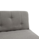 Καναπές-κρεβάτι Breathe pakoworld ύφασμα γκρι 167x77x73εκ - Image 5