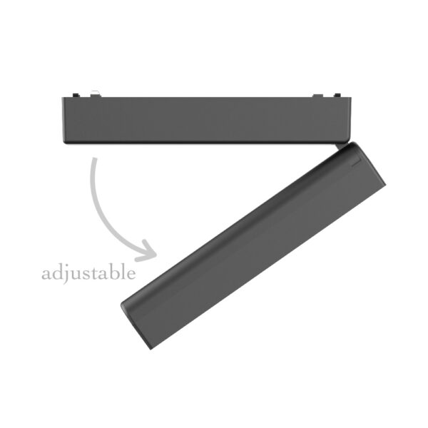 InLight Φωτιστικό LED 12W 3CCT για Ultra-Thin μαγνητική ράγα σε μαύρη απόχρωση (by tuya and zigbee) D:23cmX8cm (T04805-BL) - Image 4