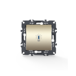 PRIME ΜΠΟΥΤΟΝ ΚΛΙΜΑΚΟΣΤΑΣΙΟΥ & LED ΛΥΧΝΙΑ ΜΕ ΚΛΙΠ 1P 10A 250VAC IP20 MAT ΣΑΜΠΑΝΙΖΕ