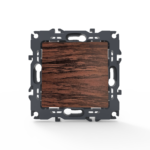 PRIME ΜΠΟΥΤΟΝ ΑΠΛΟ ΜΕ ΚΛΙΠ 1P 10A 250VAC IP20 ΞΥΛΟ