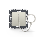 PRIME ΜΠΟΥΤΟΝ ΤΡΑΒΗΧΤΟ ΜΕ ΚΛΙΠ 1P 10A 250VAC IP20 ΙΒΟΥΑΡ