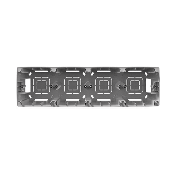 PRIME KOYTI ΕΠΙΤΟΙΧΟ 4 ΘΕΣΕΩΝ IP20 ΛΕΥΚΟ