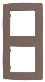 PRIME ΠΛΑΙΣΙΟ 2 ΘΕΣΕΩΝ IP20 ΕΚΡΟΥ - Image 2