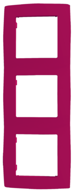PRIME ΠΛΑΙΣΙΟ 3 ΘΕΣΕΩΝ IP20 ΡΟΖ - Image 2
