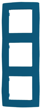 PRIME ΠΛΑΙΣΙΟ 3 ΘΕΣΕΩΝ IP20 ΓΑΛΑΖΙΟ - Image 2