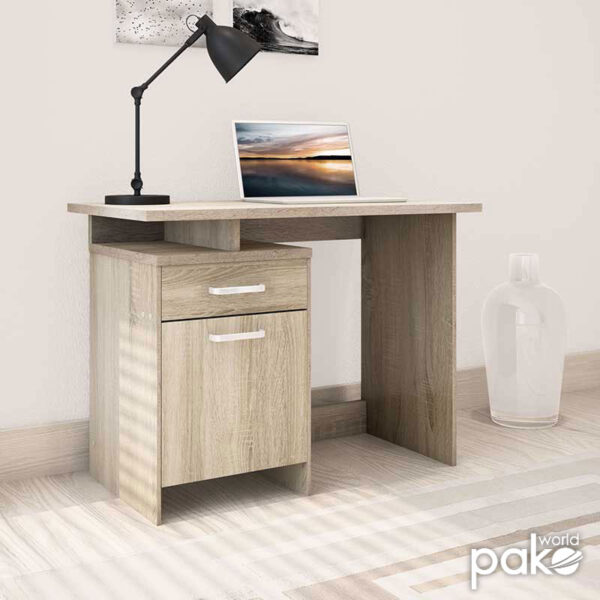 Γραφείο εργασίας Looney pakoworld χρώμα sonoma 100x55x75εκ - Image 2