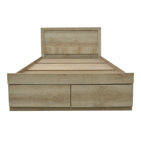 Κρεβάτι Olympus pakoworld με συρτάρι castillo-oak 100x200εκ - Image 3