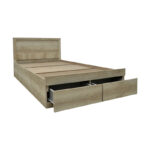 Κρεβάτι Olympus pakoworld με συρτάρι castillo-oak 100x200εκ - Image 4