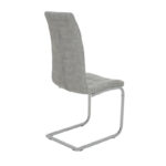 Καρέκλα Darrell pakoworld pu αντικέ γκρι-βάση χρωμίου 42x49x106εκ - Image 2