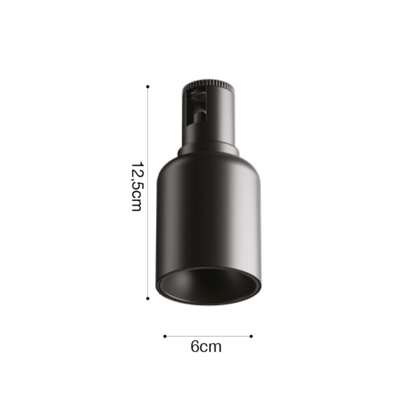 Inlight Φωτιστικό LED 12W 3000K για Chandler Track μαύρη απόχρωση D:6cmX12,5cm (13C-00031) - Image 3