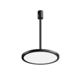 Inlight Φωτιστικό LED 15W 3000K για Chandler Track σε μαύρη απόχρωση D:20