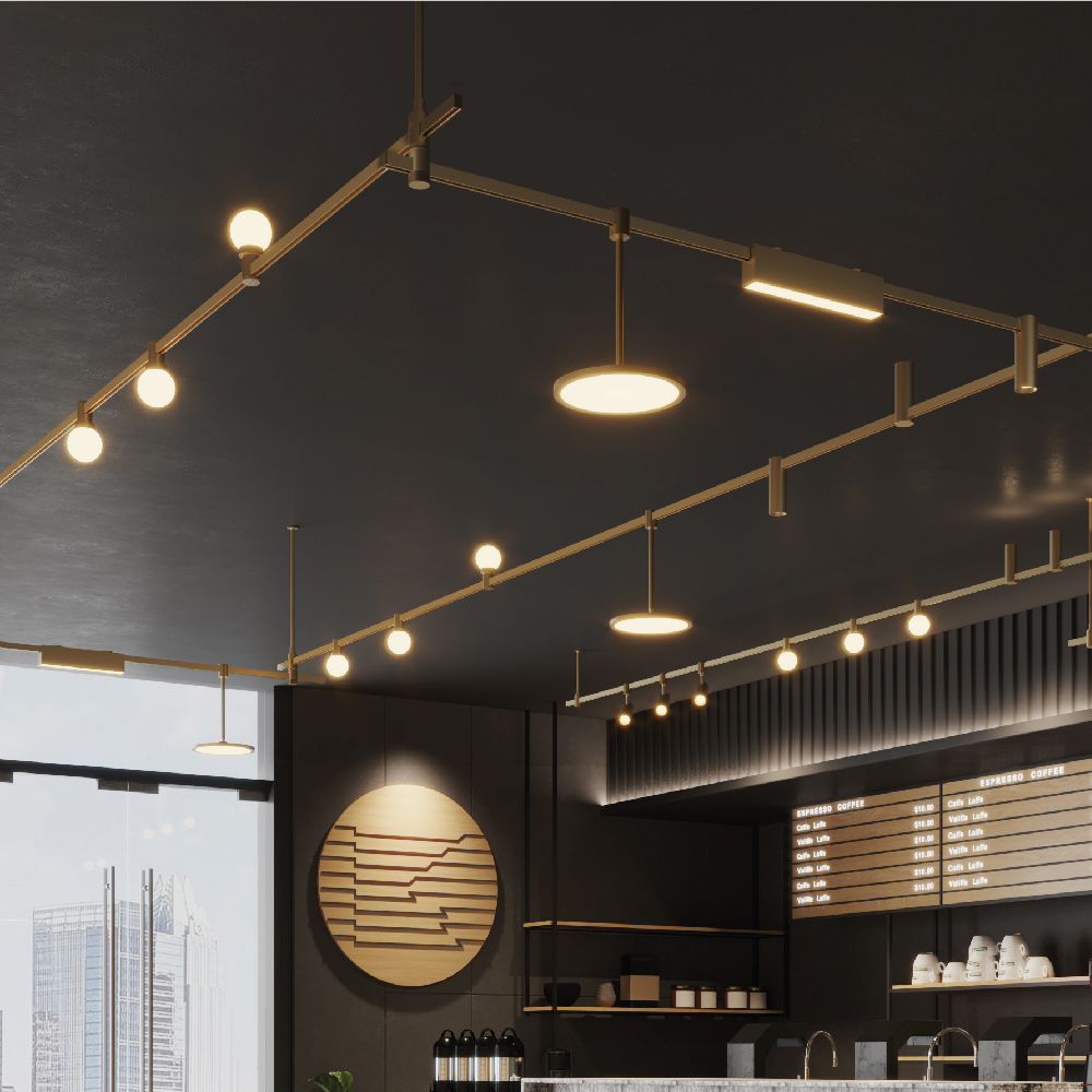 13C00081photo Inlight Φωτιστικό LED 15W 3000K για Chandler Track σε μαύρη απόχρωση D:20,5mx28,3cm (13C-00081) - Image 4