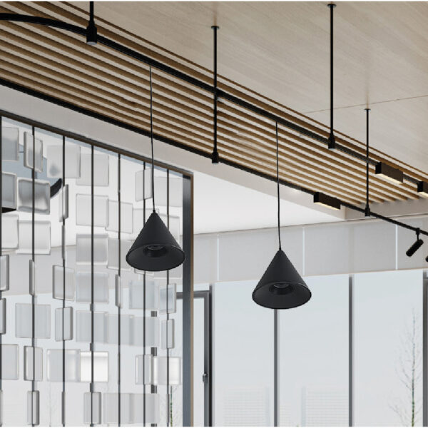Inlight Φωτιστικό LED 7W 3000K για Chandler Track σε μαύρη απόχρωση D:9mx10,2cm (13C-00101) - Image 3