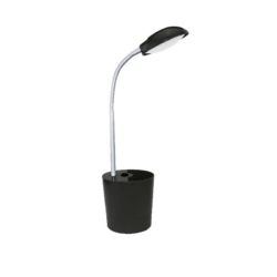 NETTO LED Φ/Σ ΓΡΑΦΕΙΟΥ 5W 4000Κ ΜΟΛΥΒΟΘΗΚΗ ΜΑΥΡΟ 230V Φ11ΧΗ49CM HULLEN