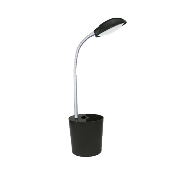 NETTO LED Φ/Σ ΓΡΑΦΕΙΟΥ 5W 4000Κ ΜΟΛΥΒΟΘΗΚΗ ΜΑΥΡΟ 230V Φ11ΧΗ49CM HULLEN