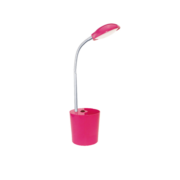 NETTO LED Φ/Σ ΓΡΑΦΕΙΟΥ 5W 4000Κ ΜΟΛΥΒΟΘΗΚΗ ΡΟΖ 230V Φ11ΧΗ49CM HULLEN