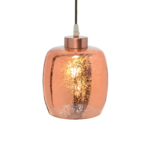 NETTO ΓΥΑΛΙ ΧΑΛΚΙΝΟ Φ17 x H18 cm E27