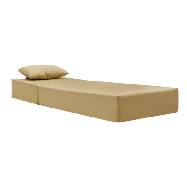 Μαξιλάρι ξαπλώστρας Specta pakoworld ύφασμα μπεζ 60x190x20εκ - Image 2
