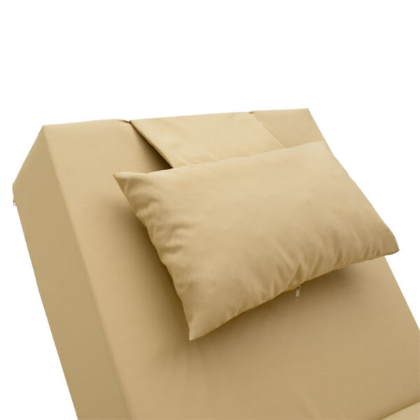 Μαξιλάρι ξαπλώστρας Specta pakoworld ύφασμα μπεζ 60x190x20εκ - Image 5
