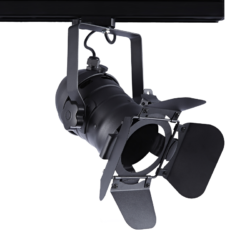 TRACK LIGHT No242 BLACK 4WIRE PAR30 E27