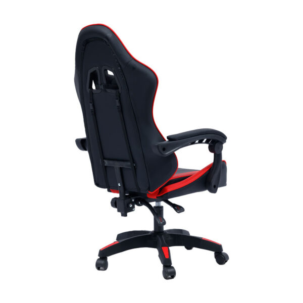 Καρέκλα γραφείου gaming William pakoworld PU μαύρο-κόκκινο - Image 3